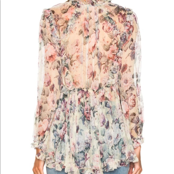 🔥Reduced $30!🔥Zimmermann Jasper Blouse Top BNWT 0/US4 - Picture 6 of 14